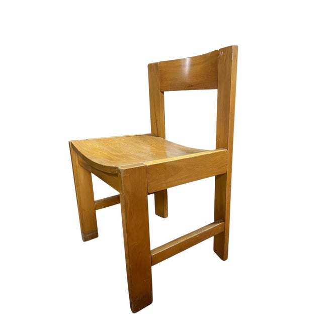 Thonet Vintage Thonet Maple Saddle Seat Chair’s - Set of 6 For Sale - Image 4 of 12