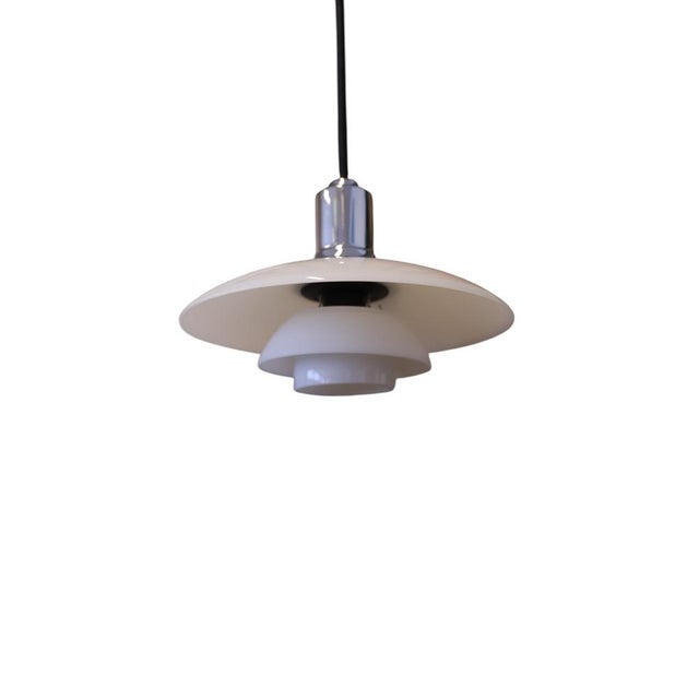 PH 2/1 Pendant in Opal Glass Poul Henningsen for Louis Poulsen, 1960s For Sale - Image 6 of 14