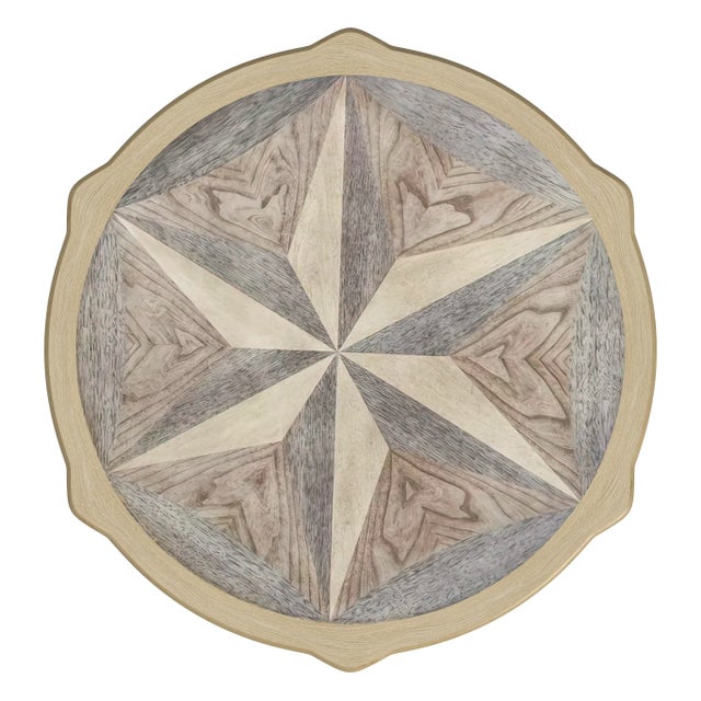 Wood Bainbridge Side Table, Beige For Sale - Image 7 of 8