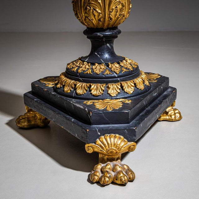 Black Empire Torchères, Early 19th Century, Set of 2 For Sale - Image 8 of 10