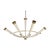 Italian Brass Chandelier, 1950s For Sale - Image 15 of 15