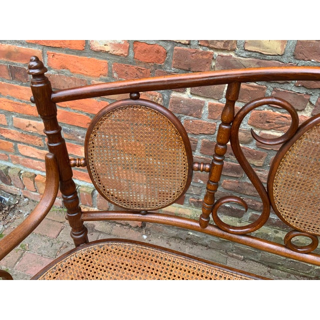 Antique Sofa in Bentwood from Thonet, 1890 For Sale - Image 4 of 15