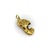 Vintage 22k Gold Nugget Pendant With Pac-Man Resemblance For Sale - Image 4 of 10