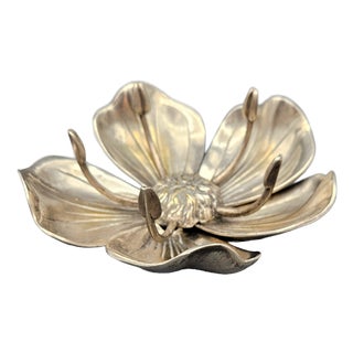 Hollywood Regency Lotus Flower Ashtray, 1960s For Sale