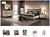 Beige Casa Milano Poesia Upholstered 6-Piece Italian King Bedroom Set With Led Bed For Sale - Image 8 of 9