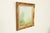 Original Artist Signed K. Kirum "Church in the Dale" Oil Painting in Carved Giltwood Frame For Sale - Image 4 of 16