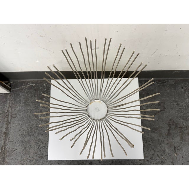 Z Gallerie Wire Candle Holder For Sale - Image 4 of 12