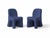 Cassina Dalila Blue Armless Outdoor Chairs by Gaetano Pesce for Cassina, Set of 4 For Sale - Image 4 of 18