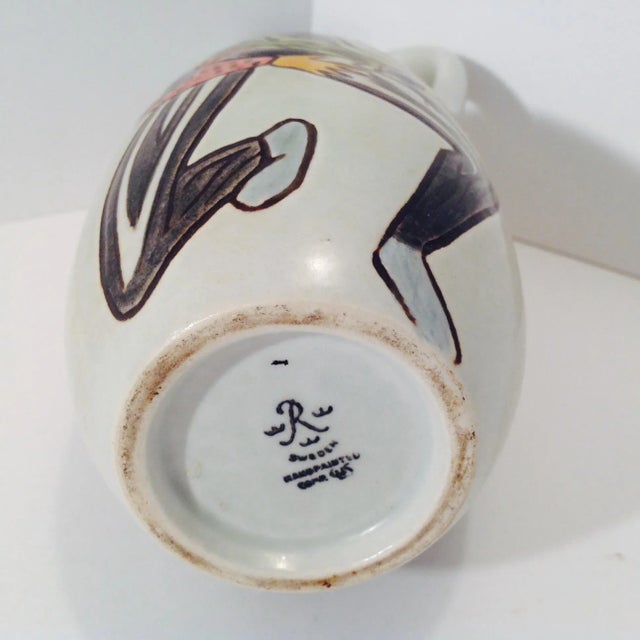 Ceramic Mid Century Modern Rorstrand Carl Harry Stalhane Ceramic Vase For Sale - Image 7 of 9