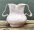 Vintage Slab Built Studio Pottery Pale Pink Vase For Sale In West Palm - Image 6 of 12