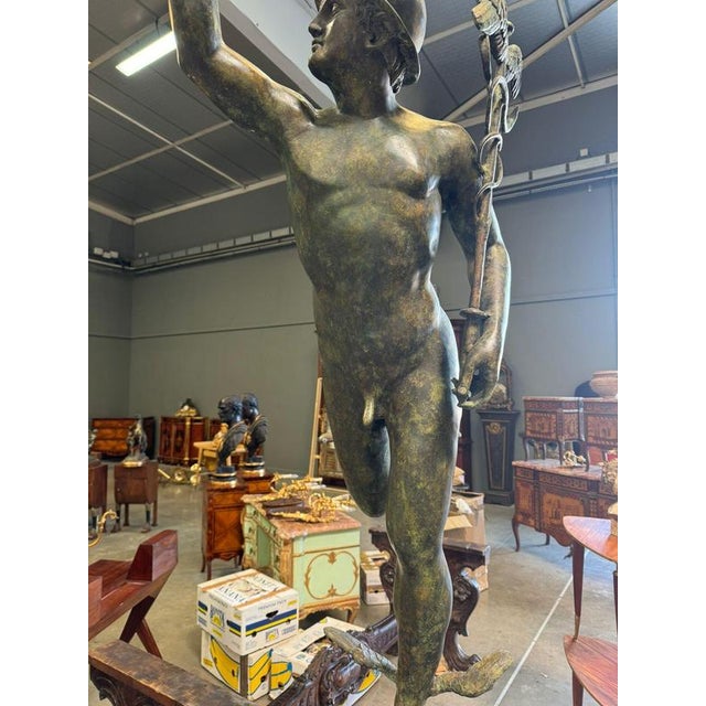 1950s Large Sculpture of Mercury, 1950 For Sale - Image 5 of 18