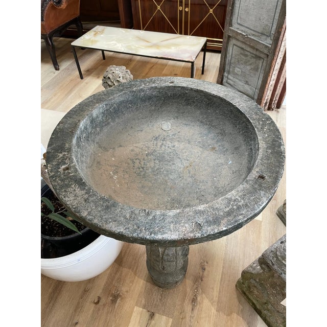 Stone Early Italian Marble Font or Fountain or Birdbath, 17th Century For Sale - Image 7 of 7