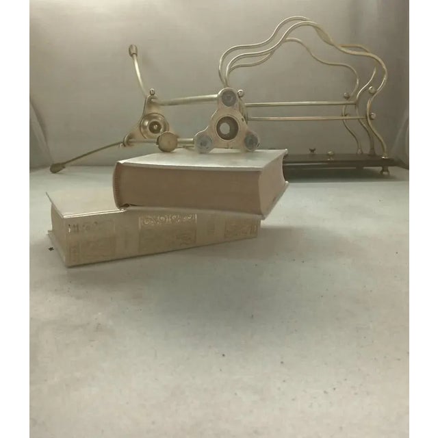 Antique Brass Magazine Rack For Sale - Image 10 of 15