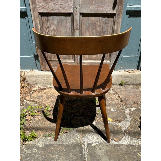 Exceptionally well preserved Mid-Century Modern spindle back dining or side chair designed by Paul McCobb for Winchendon...