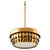 Brass and Glass Ceiling Lamp with Fish-Shaped Metal Elements from Uno Dahlén, 1960s For Sale - Image 9 of 9