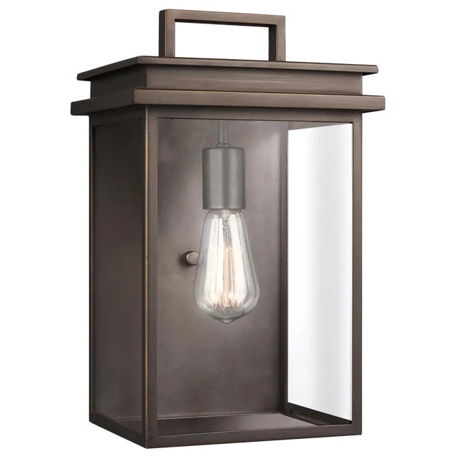 Traditional Sean Lavin By Visual Comfort Studio Glenview Medium Lantern in Antique Bronze For Sale - Image 3 of 3