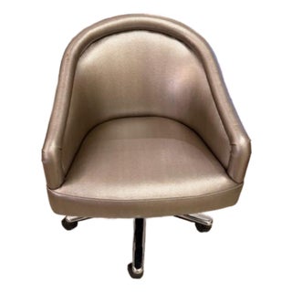 A. Rudin Faux Animal Print Desk Chair 2 Available For Sale