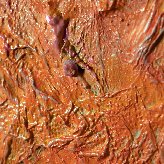 Giuseppe Caiafa, Esplosione Solare (Solar Explosion), Mixed Media Painting on Canvas, 2025 For Sale - Image 3 of 10