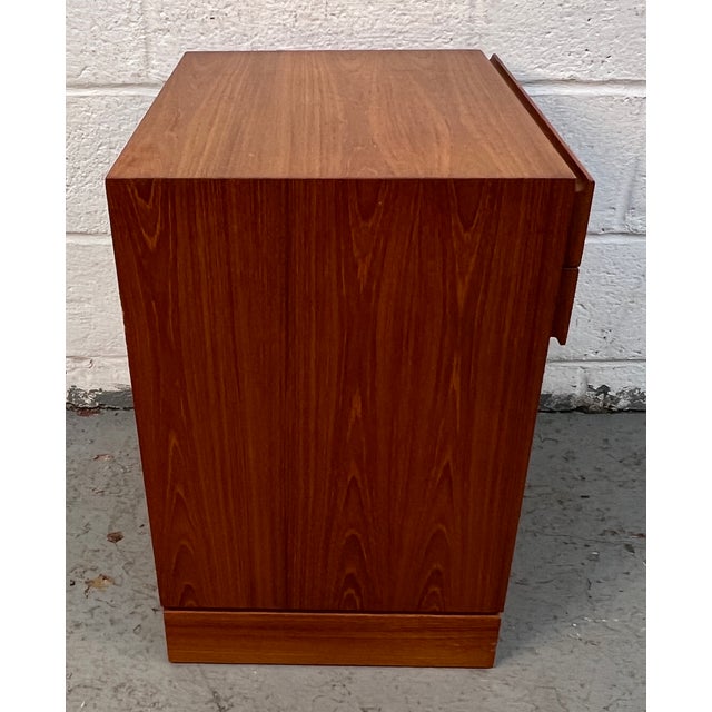 Mid-Century Modern Danish Teak Night Stand For Sale - Image 9 of 14