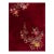 1930s Ruby Red Modern Floral Antique Chinese Art Deco Carpet 8'10" X 11'8" Knotted Wool Rug For Sale