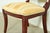 Baker Furniture Style Regency Carved Mahogany Dining Chairs, Set of Four For Sale - Image 9 of 13