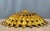 Healthy scale and impressive number of pieces in this vintage tole light shade. (for a ceiling light fixture or a form of...