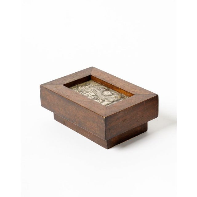 Mid-Century Ashtray and Cigars Box, Italy, 1950s, Set of 2 For Sale - Image 4 of 18
