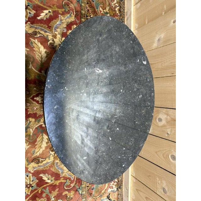 Traditional Small Empire Style Oval Side Table For Sale - Image 3 of 8