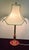 Empire Brass Table Lamp with Fabric Shade from Unbekannt, 1960s For Sale - Image 6 of 11