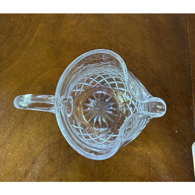 Traditional Vintage Waterford Water Pitcher For Sale - Image 3 of 4