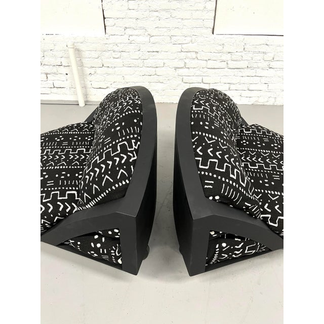 1970s Custom Made Steel Chairs on Wheels For Sale - Image 5 of 10