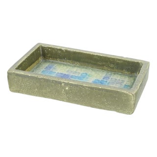 Large Stoneware Bowl with Interior Mosaic Decoration from Bitossi, 1970s For Sale