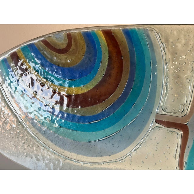 Vintage Art Glass Surf Board Sculpture/Sold For Sale In Miami - Image 6 of 10