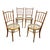 Wood Antique Bentwood Café Chairs in the style of Thonet and Fischel, 1890s, Set of 4 For Sale - Image 7 of 7