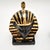 Vintage Italian Ceramic Pharaoh Table Lamps, 1980s, Set of 2 For Sale - Image 9 of 11