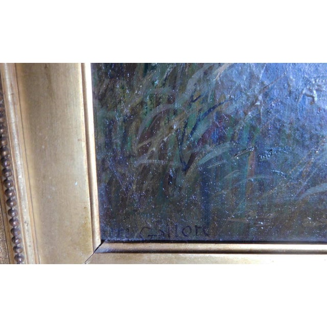 Impressionist "Summer Time" by Robert Gallon (British 1845-1925) For Sale - Image 3 of 4