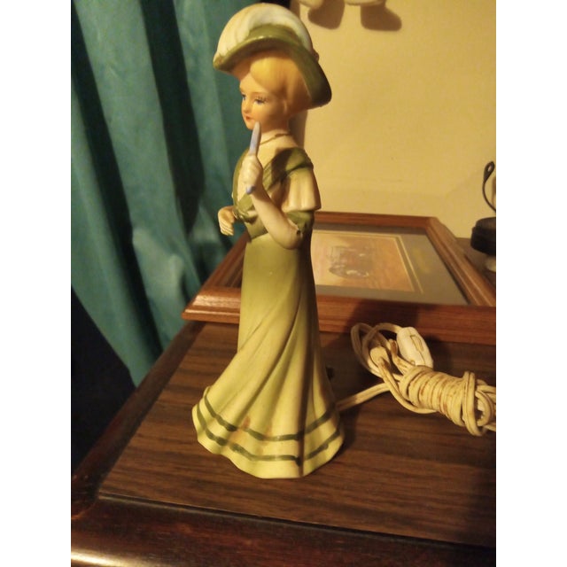 1960s 1960s Victorian lady scent defusing night lamp For Sale - Image 5 of 6