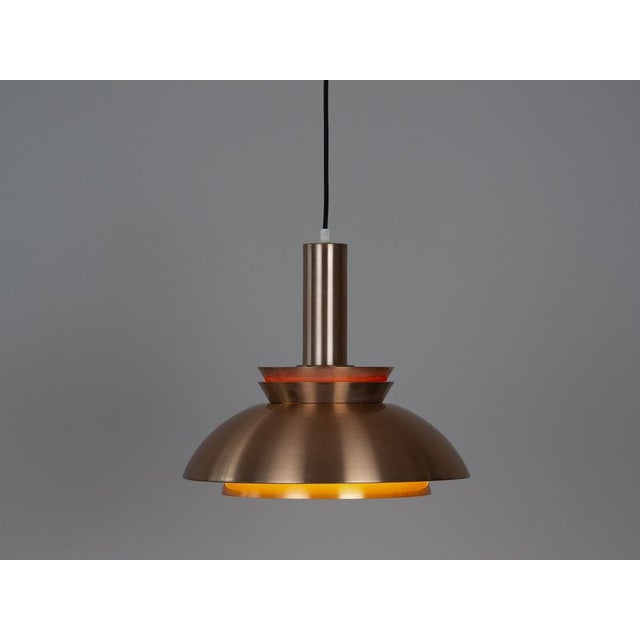 Vintage Aluminum Pendant Lamp, 1970s For Sale - Image 4 of 11