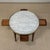 Antique French Louis XVI Mahogany Marble Top Bouillotte Table For Sale - Image 12 of 18