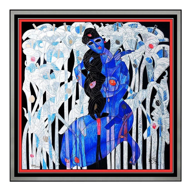 Late 20th Century Calla Lilies, Jiang Tiefeng For Sale