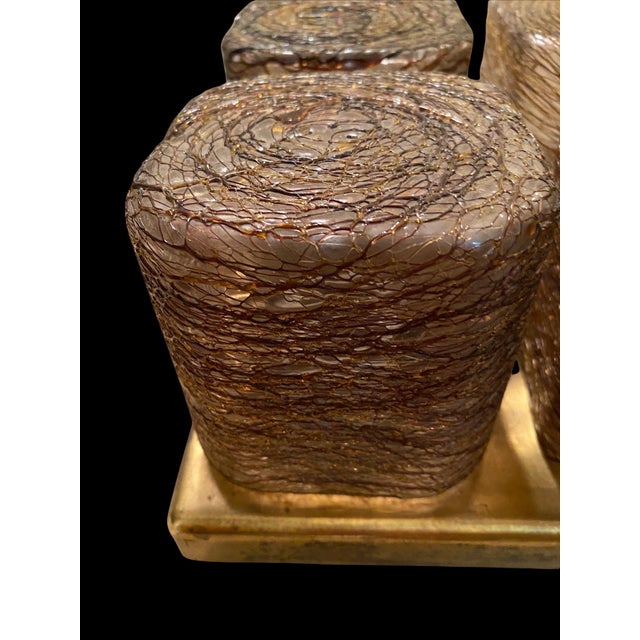 Murano Glass 4 Bulbs Sconce from Sciolari, Italy, 1970s For Sale - Image 3 of 7