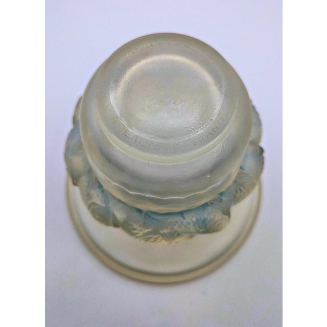 Glass Vintage Art Deco Vase by René Lalique, France, 1930 For Sale - Image 7 of 9