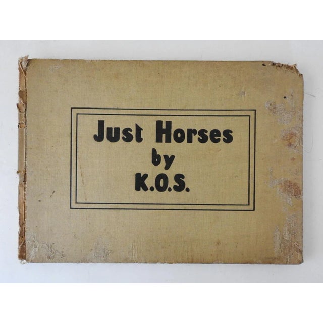 Just Horses by K.O. S. (Baroness Dombrowski) Illustrated. Published by Macmillan, New York, 1930. Hardcover tan cloth...