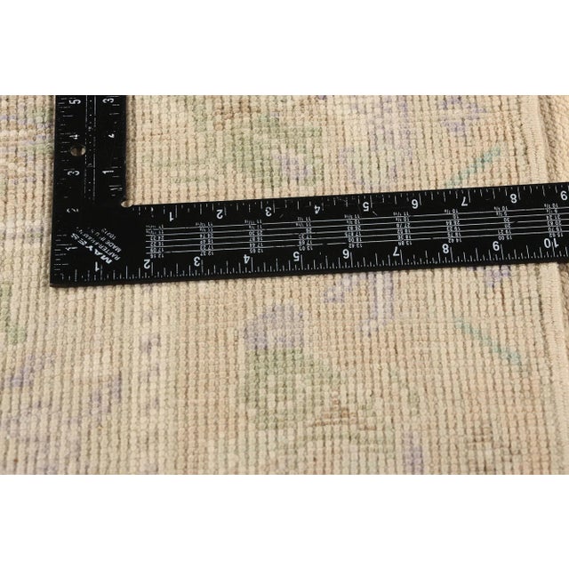 Vintage Muted Turkish Oushak Rug - 04'09 X 07'05 For Sale In Dallas - Image 6 of 9