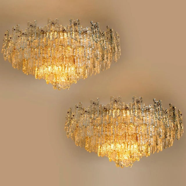 Metal Large Seven Tier Sculptural Ballroom Chandelier by JT Kalmar For Sale - Image 7 of 11