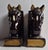 Mid-Century Modern Vintage MCM Brown Gold Ceramic Hand Painted Horse Head Equestrian Decor Bookends Pair For Sale - Image 3 of 7