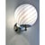 Glass Lot of 4 Contemporary Blue Swirl “Rods” Murano Glass Wall Sconces For Sale - Image 7 of 8