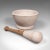 1900s Antique Victorian English Ceramic Mortar and Pestle For Sale - Image 4 of 12