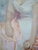 Textile Charles J. Bensco Antique 1930's Oil Painting Portrait of a Los Angeles Woman For Sale - Image 7 of 16