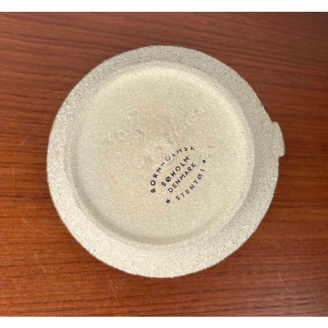 Mid-Century Modern Danish Studio Pottery Mushroom Candleholder in Stoneware by Haico Nitzsche for Søholm, 1960s For Sale - Image 18 of 18